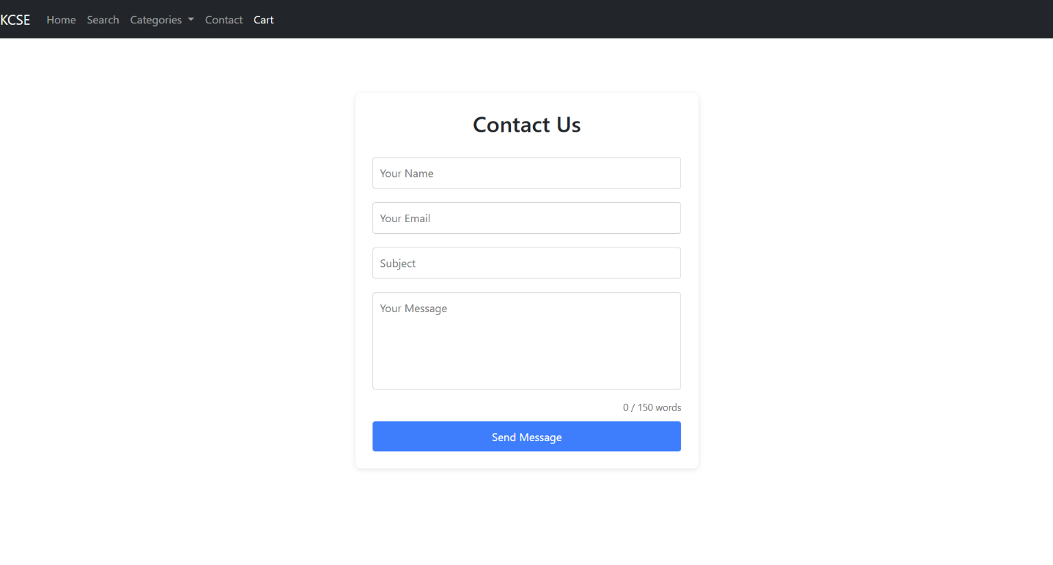 Contact form